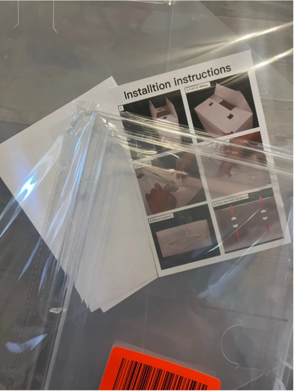 NEW Clear Hat Storage Box One Size